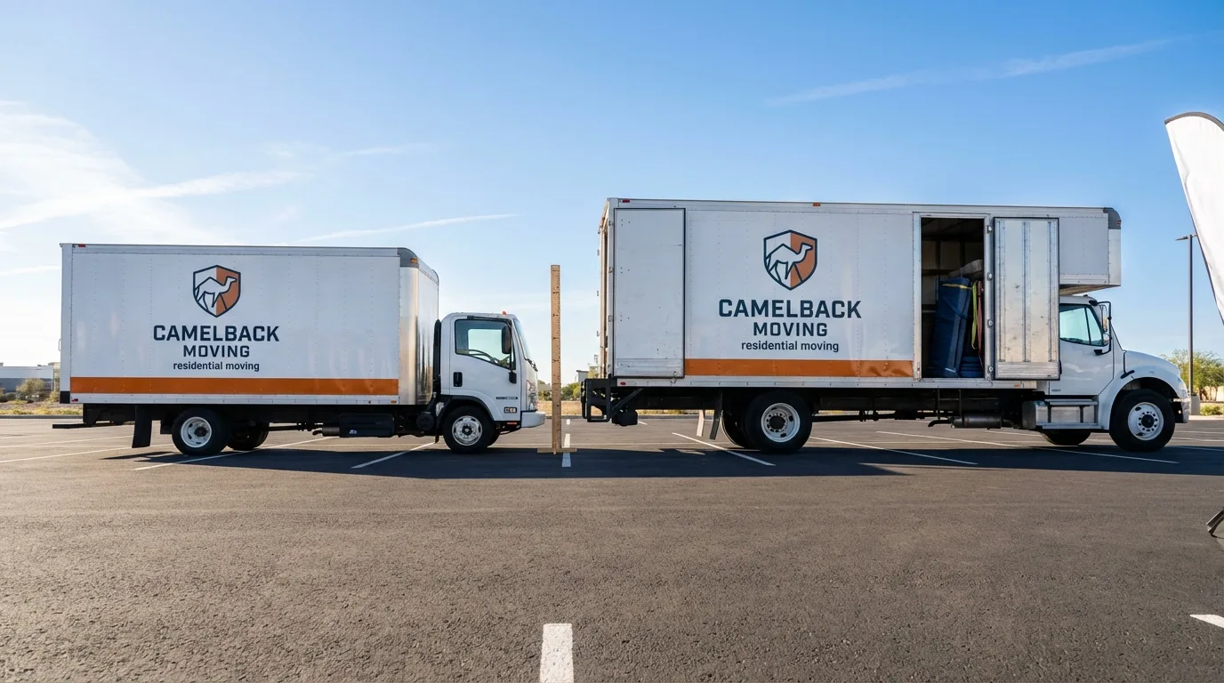 Moving truck size capacity guide in Cherokee Village